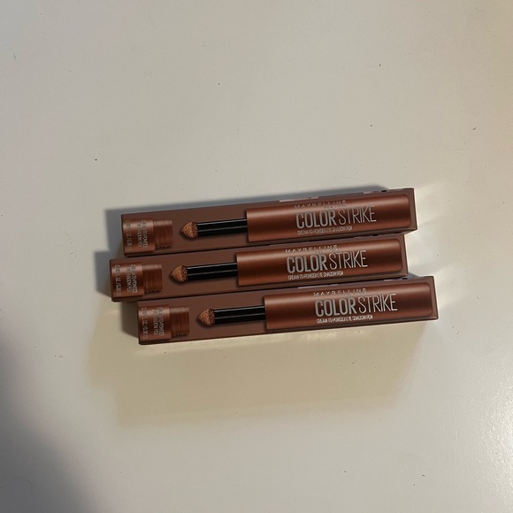 3 New Maybelline Colorstrike Cream to Powder Shadow Pen 40 Rally Metallic - Picture 1 of 4